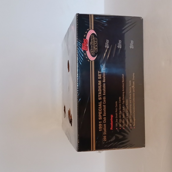 Topps 1991 Stadium Club Baseball Set - Skydome Original Packaging Never Opened! - Picture 2 of 2